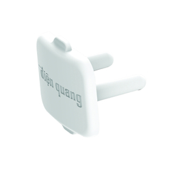 Dien Quang DQ OPC 01W white power outlet cover