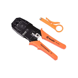 Asaki AK-9003 8-inch 3-function network cable crimping pliers