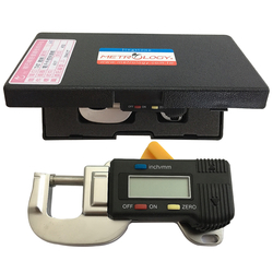 Electronic micrometer measuring thickness 0-12mm / 0.5inch METROLOGY ES-9001