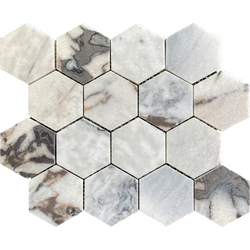 Mosaic Vân đá amazon kiểu xương cá AMAZON/HEX75 30.5x26.5