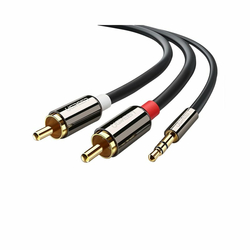 Cáp Audio 3.5mm to 2 RCA dài 3m cao cấp Ugreen 10512