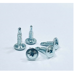 Vít đầu dẹt pake long đền tự khoan 4.2x25 đầu bằng D mạ trắng (1000 con/bịch)