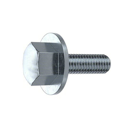 Hex Flange Bolts Flanged Metric M12x1.25x30mm Class 10.9 Steel Zinc Plated Fully Threaded