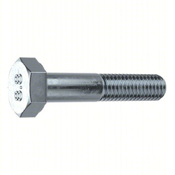 Standard Hex Head Bolts Metric M8x1.25x75mm Class 8.8 Steel Zinc Plated Partially Threaded
