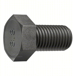 Standard Hex Head Cap Screws Metric M6x1x40mm Class 8.8 Steel Black Oxide Fully Threaded