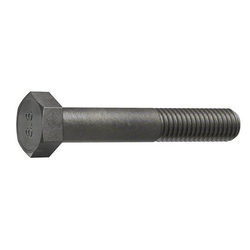 Standard Hex Head Cap Screws Metric M8x1.25x55mm Class 8.8 Steel Black Oxide Partially Threaded