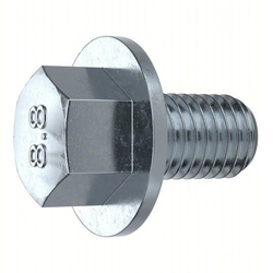 Hex Flange Bolts Flanged Metric M6x1x25mm Class 8.8 Steel Zinc Plated Fully Threaded
