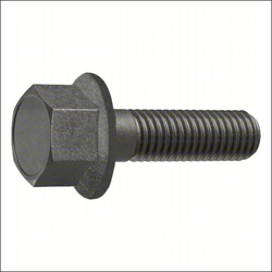 Hex Flange Bolts Flanged Metric M12x1.25x20mm Class 10.9 Steel Black Oxide Partially Threaded