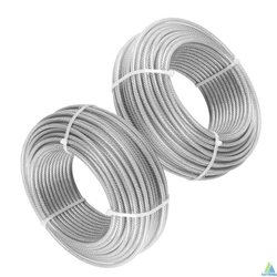 Dây Cáp thép mạ kẽm D25mm x 8m, SWL>=6.8T DSR 32CTMKD25(6XWS36+FC)