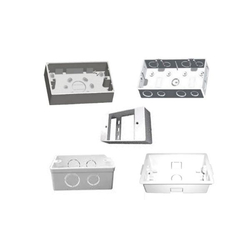 Đế âm đơn tự chống cháy dùng cho các mặt chữ nhật LiOA SE2157