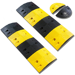 Gờ giảm tốc cao su KBN 1000x350x42mm kèm phụ kiện