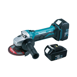 Makita DGA406RTE 18V/5.0Ah 100mm Cordless Angle Grinder