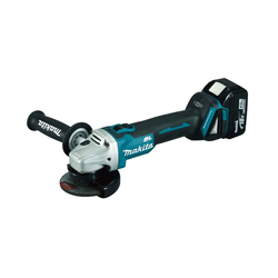 Makita DGA408RTJ1 100mm 18V/5.0Ah battery angle grinder