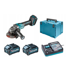 Makita 40V 125mm battery angle grinder GA005GM201