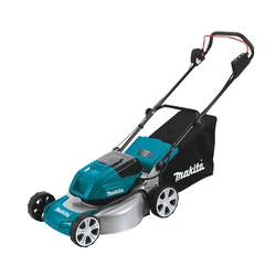 460mm hand-pushed lawn mower with 18V/5.0Ah battery Makita DLM460Z without battery and charger