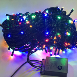 RY-16 200-bulb LED string light set, 11.94m long, multi-colored light