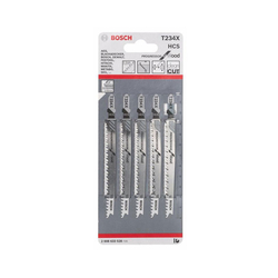 Bộ 5 lưỡi cưa lọng cho gỗ T 234 X BOSCH 2608633528