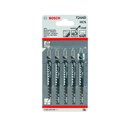 Bộ 5 lưỡi cưa lọng cho gỗ T 244 D BOSCH 2608630058