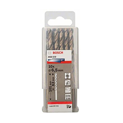 Hộp 10 mũi khoan Inox HSS-Co 6.5mm BOSCH 2608585890