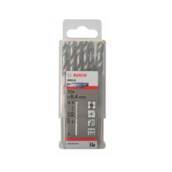 Box of 10 HSS-G 6.4mm iron drill bits BOSCH 2608595335