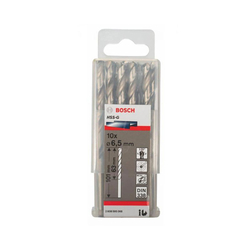 Hộp 10 mũi khoan sắt HSS-G 6.5mm BOSCH 2608595068