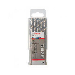 Hộp 10 mũi khoan sắt HSS-G 7.5mm BOSCH 2608595071
