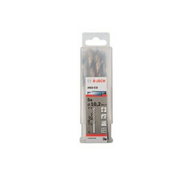 Box of 5 HSS-Co 10.2mm Stainless Steel Drill Bits BOSCH 2608585899