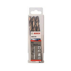 Hộp 5 mũi khoan Inox HSS-Co 10.5mm BOSCH 2608585900