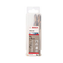 Hộp 5 mũi khoan Inox HSS-Co 9mm BOSCH 2608585896
