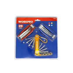 Bộ lục giác 29 chi tiết cán nhôm WORKPRO W000901