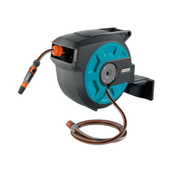 Bộ vòi tưới treo tường cuốn tự động 15m Gardena 08022-20