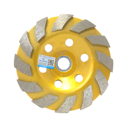 Bluebird grinding cup M1-110x5R (Yellow)