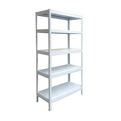 FABINA FBN10045183T 100cm white steel 5-panel shelf