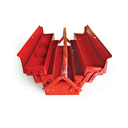 Red 6-compartment tool box 20.86x7.87x8.26cm Mitsana 06151-MSN-0015