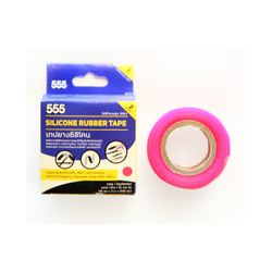 Băng keo nhựa 25mm x 2m x 0.50mm x 100R 555 màu hồng 040011-555-0007