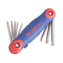 Bộ lục giác 8 chi tiết đầu sao Workpro W022003
