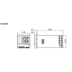 Bộ điều khiển nhiệt độ Autonics TZ4ST-R4R