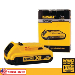 Pin sạc li-ion 18V/2Ah Dewalt DCB183-B1