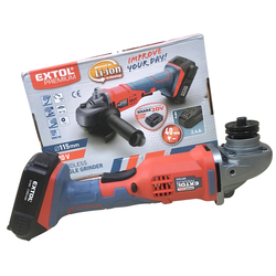 EXTOL 8891840 18V Cordless Angle Grinder