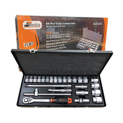 Bộ cần lực, đầu nối 25 chi tiết 1/2 inch Retta  RLT2503