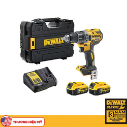 Máy khoan vặn vít dùng pin 18V Dewalt DCD708P2-KR kèm vali, 2 pin 1 sạc