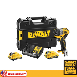 Máy vặn vít dùng pin 12V Dewalt DCF601D2-KR kèm vali, 2 pin 1 sạc