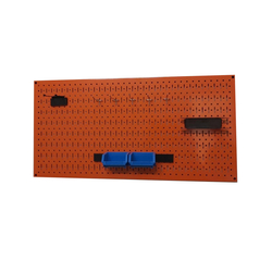 Pegboard mesh with hanging accessories FABINA FBNVL4590PKBL orange
