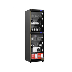 Tủ chống ẩm 180 lít Nikatei NC-180S Viền Nhôm Mạ Vàng