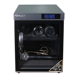 Tủ chống ẩm 30 lít Nikatei NC-30C Viền Nhôm Mạ Bạc