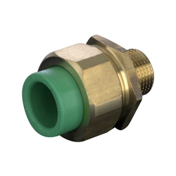 Nối hai đầu ren ngoài Ø50mm x 1 1/2m Aquatherm A26616