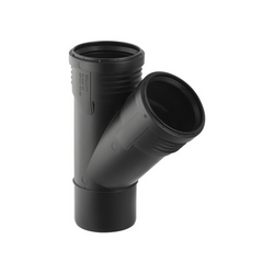 45 degree tee, 125x90mm Geberit 390.634.14.1