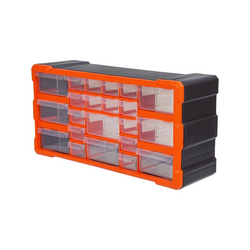 Tactix 320632 22-compartment component cabinet