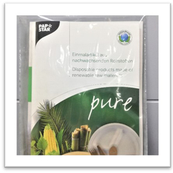 Lotus 1-sided transparent packaging bag 25.5x33cm 1-sealed line