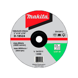 Grinding stone C24R for metal MAKITA D-18524 150x6x22.23